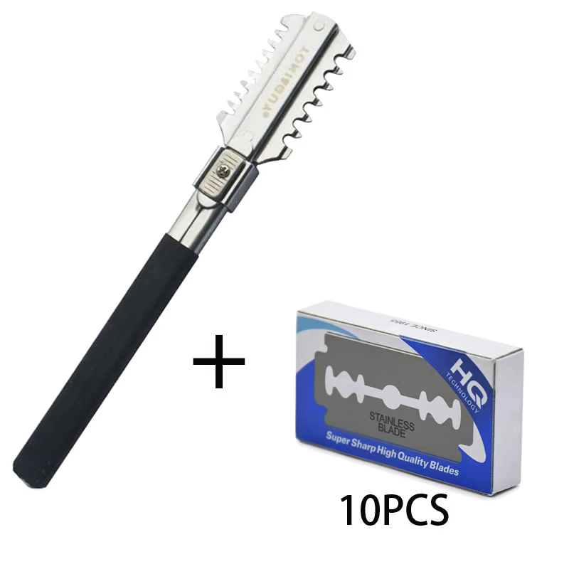 Men'S Grooming Hair - Double-Edge Shaving Haircut Razor Knife Blades