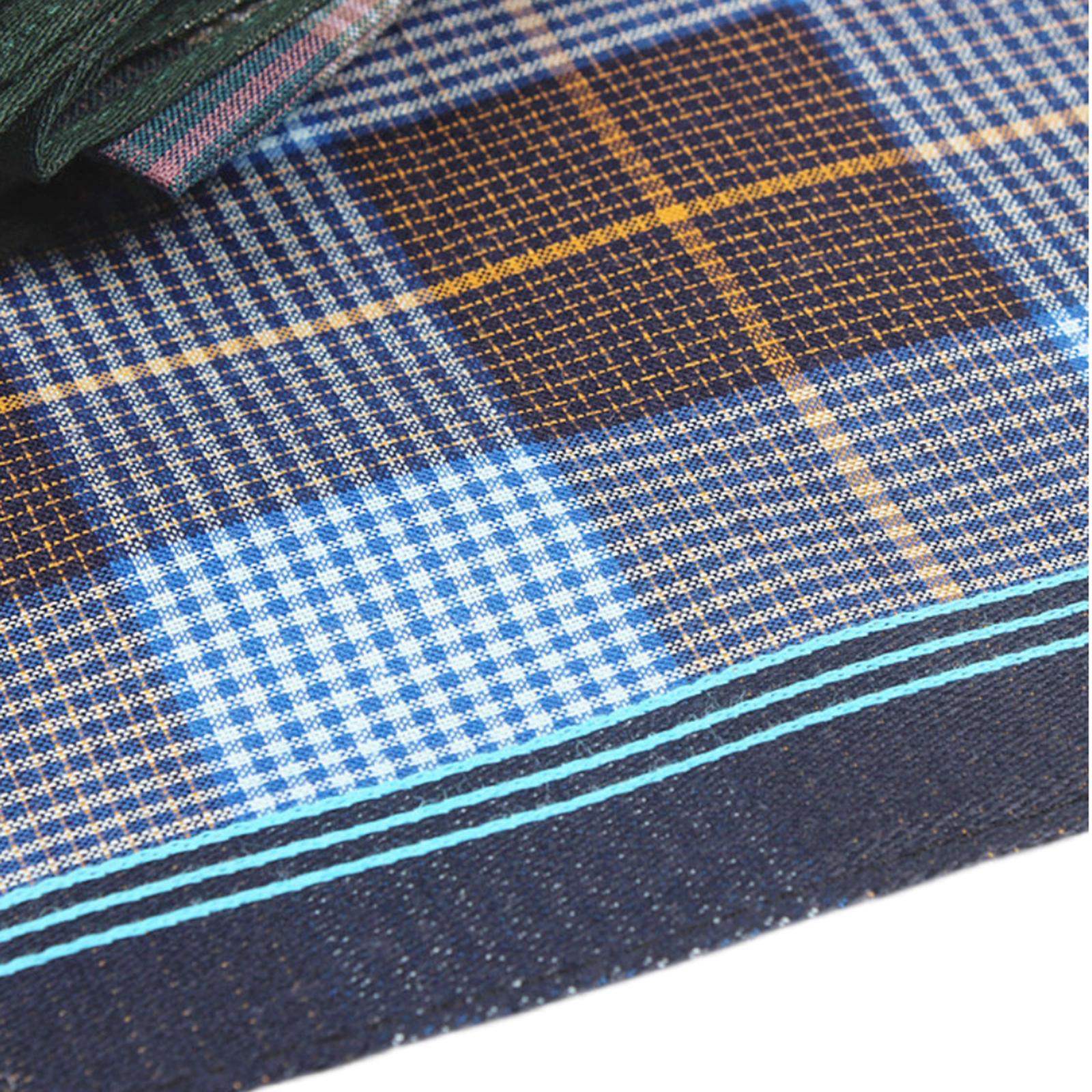 Men'S Grooming Set Gift - 6Pcs Unisex Cotton Handkerchief Hankies Wipe