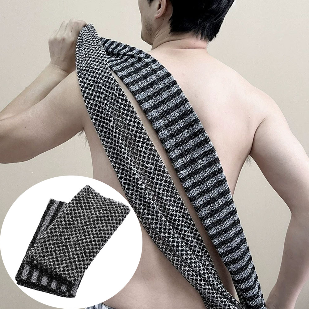 Exfoliating Scrub Mens - 1pc Exfoliating Washcloth Back Scrubber for