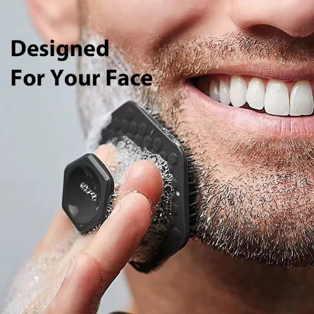 Exfoliating Scrub Mens - Mini Manual Facial Cleansing Brush Men