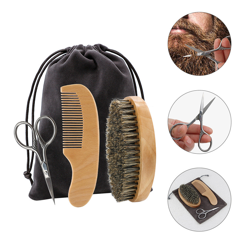 Men'S Grooming Kits - 1Set Beard Styling Set for Men