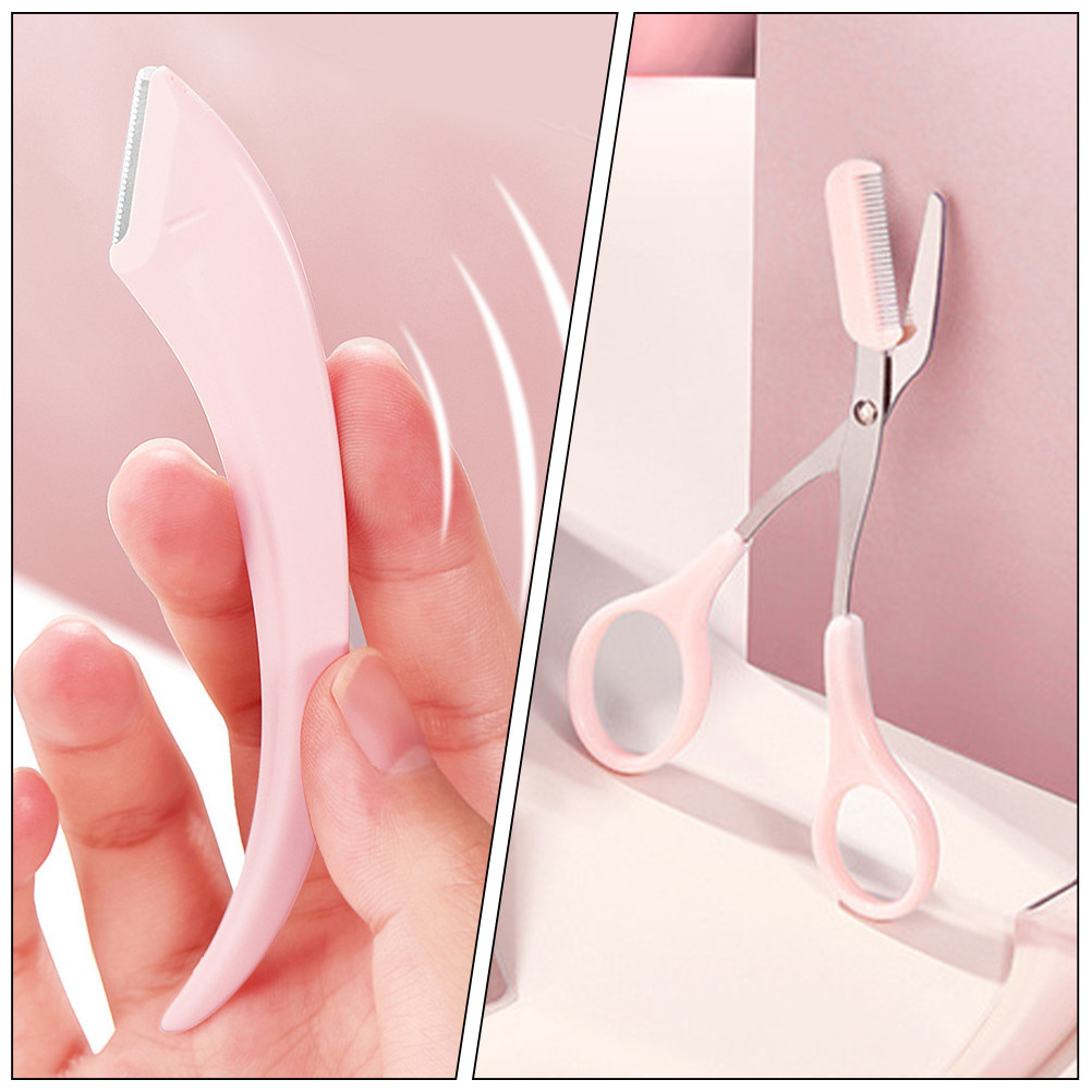 Eyebrow Trimmer Scissors Kit S - Men'S Grooming Eyebrow Shape ulasan dan harga