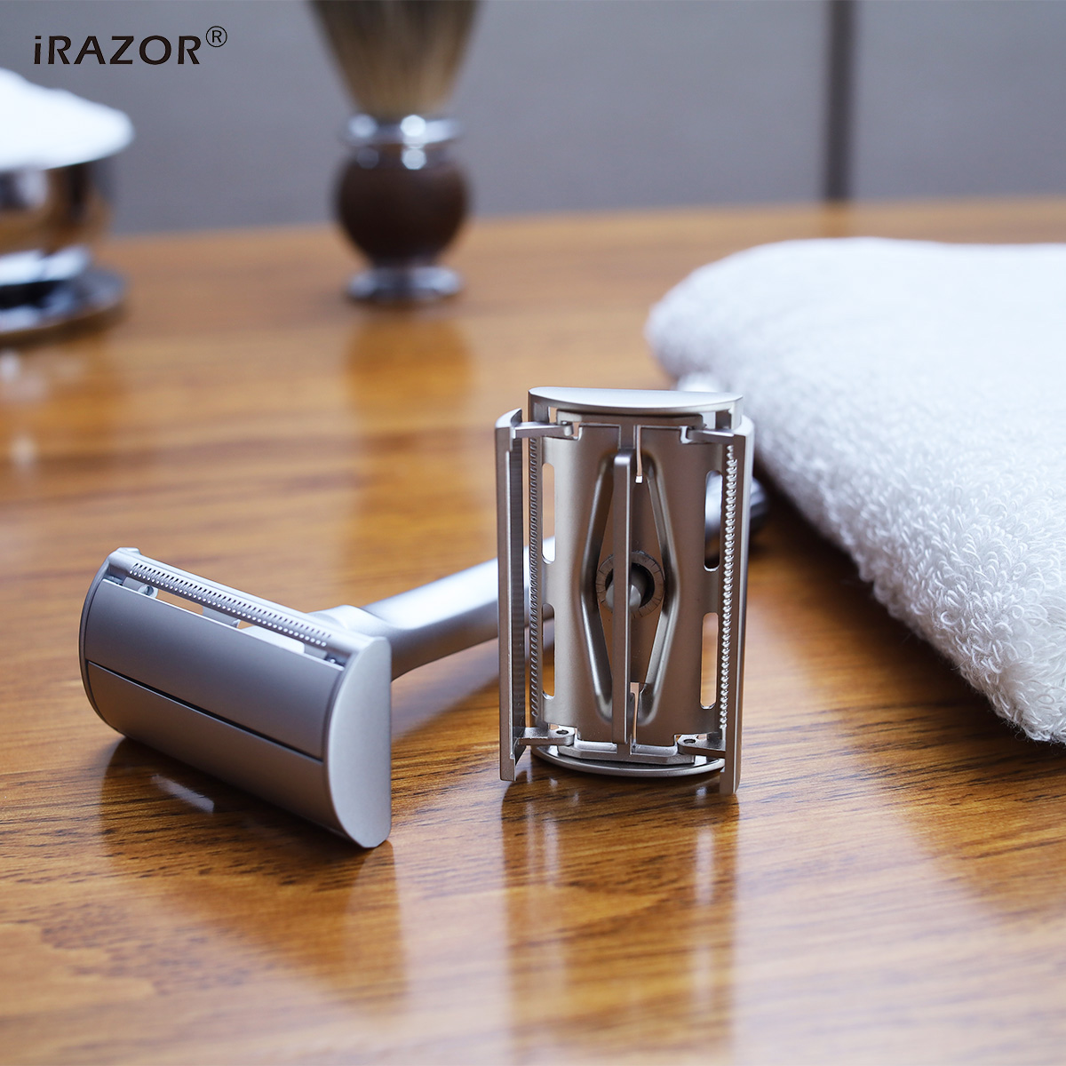 iRAZOR New Heavy Solid Alloy B - Men'S Grooming Set Gift ulasan dan harga