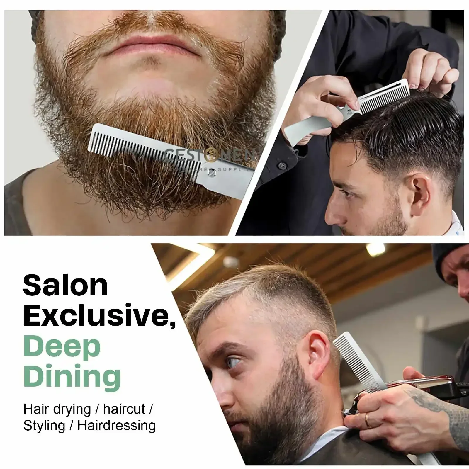 New Type 1/2PCS Portable Steel - Men'S Grooming Hair ulasan dan harga