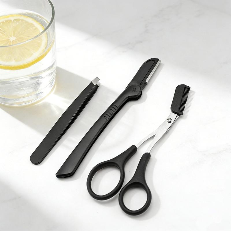 Stainless Steel 3pcs Eyebrow G - Men'S Grooming Eyebrow Shape ulasan dan harga