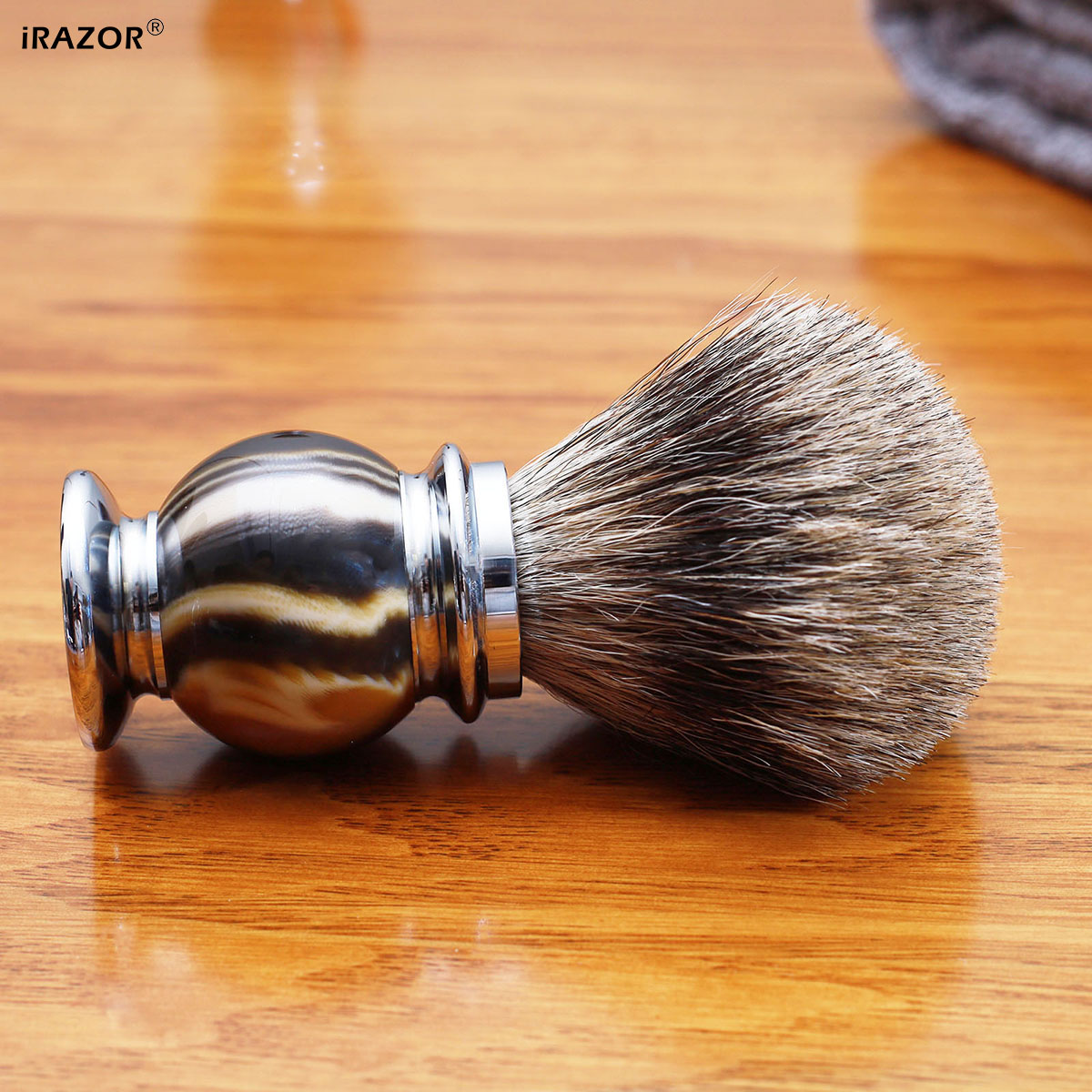 iRAZOR Silvertip Shaving Brush - Men'S Grooming Organizer ulasan dan harga