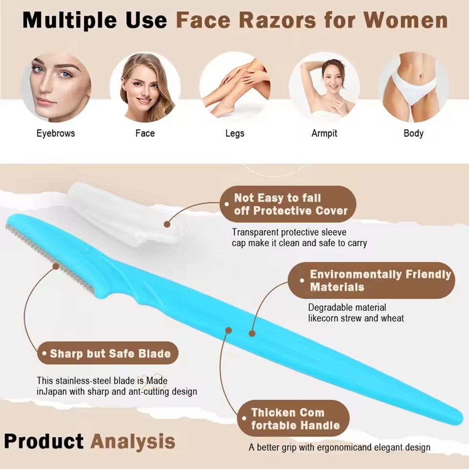 5/10/30/40pcsbrow Razor and Fa - Men'S Grooming Hair ulasan dan harga