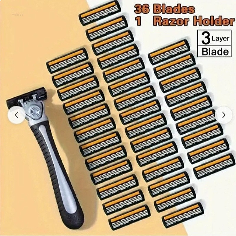 Premium 3 Layer Manual Razor F - Men'S Grooming Set Gift ulasan dan harga