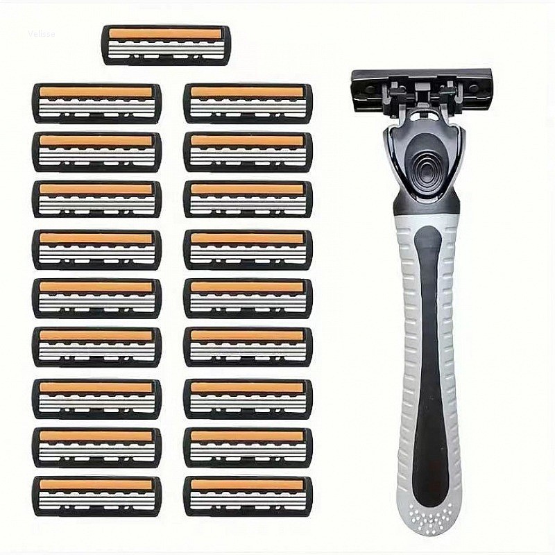Premium 3 Layer Manual Razor F - Men'S Grooming Set Gift ulasan dan harga