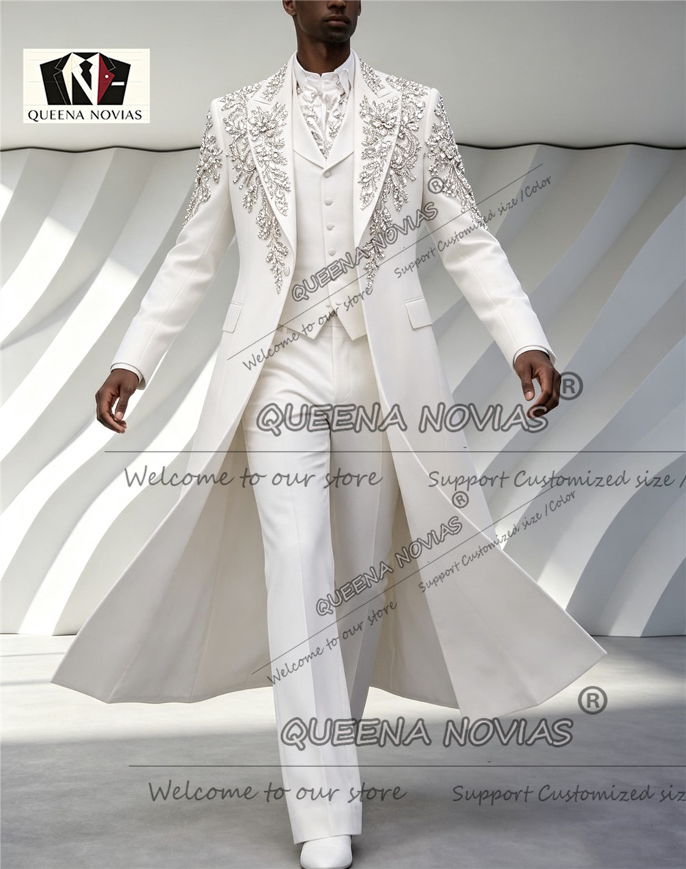 Luxury Men's Suit For Wedding  - Men'S Grooming Kits ulasan dan harga