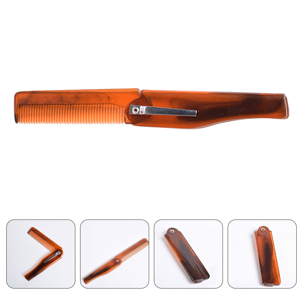 Foldable Hair Comb for Men Por - Men'S Grooming Hair ulasan dan harga