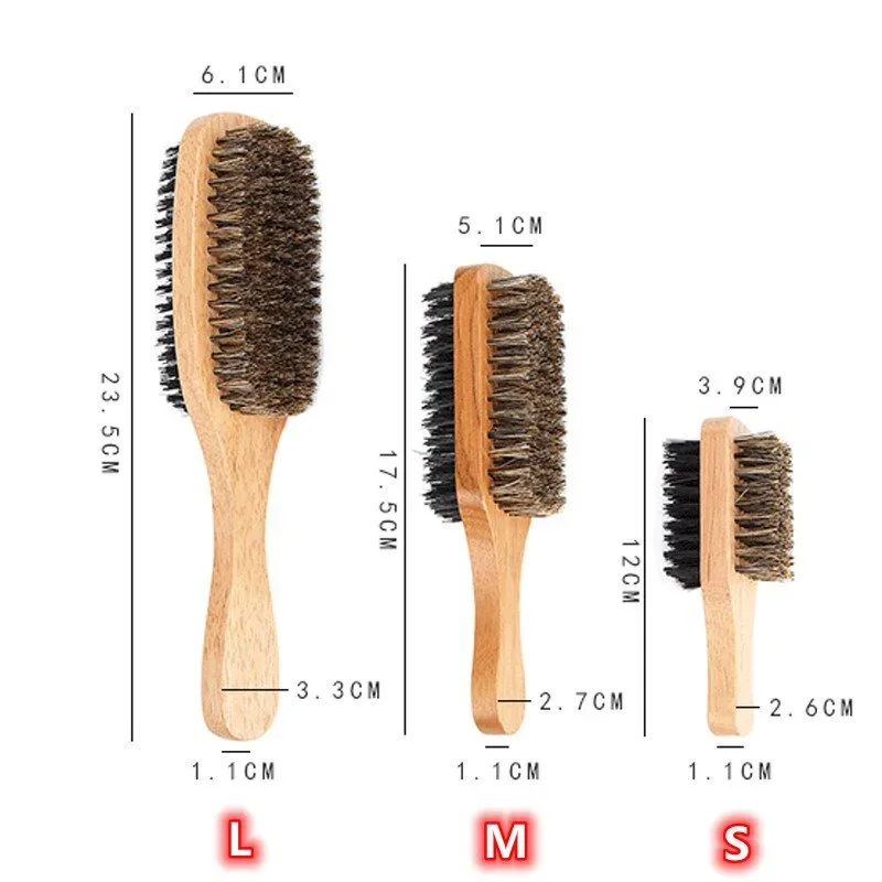 Beard Brush with Natural Woode - Men'S Grooming Organizer ulasan dan harga