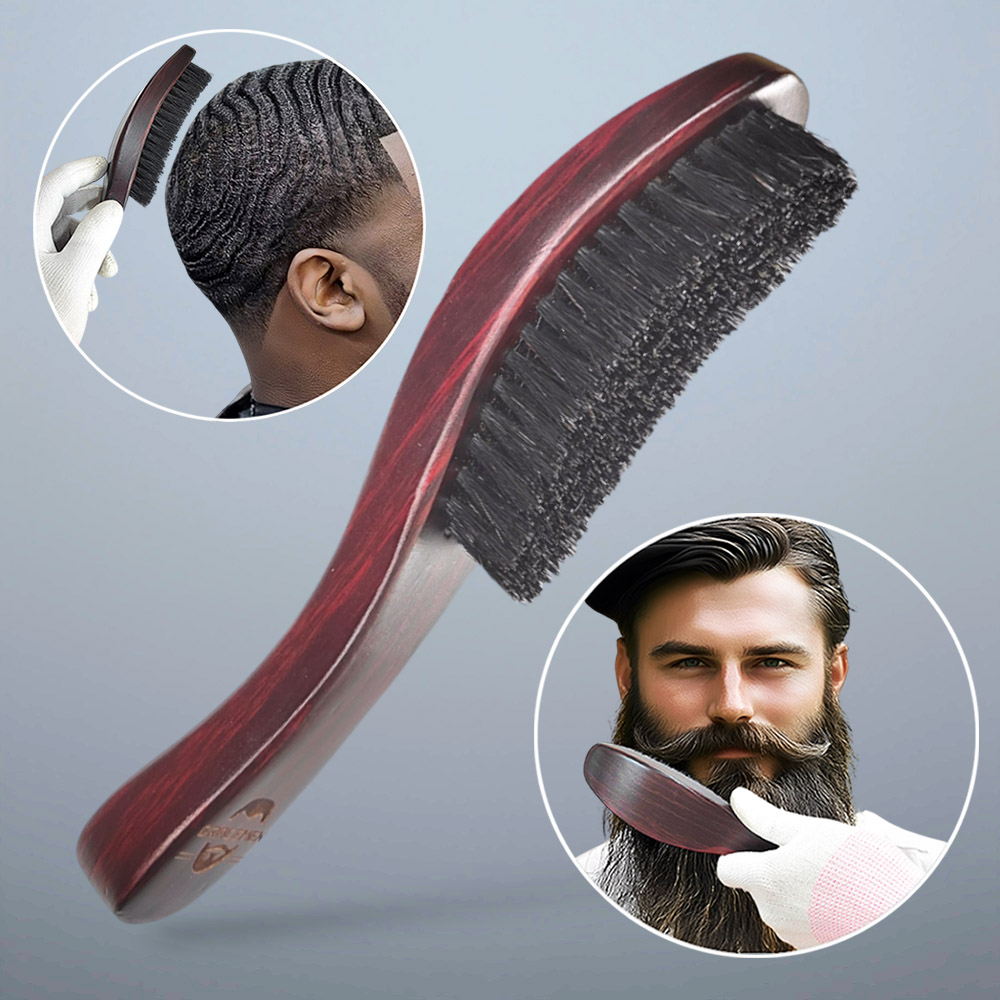 Gracemen 360 Wave Brush Curved - Men'S Grooming Hair ulasan dan harga