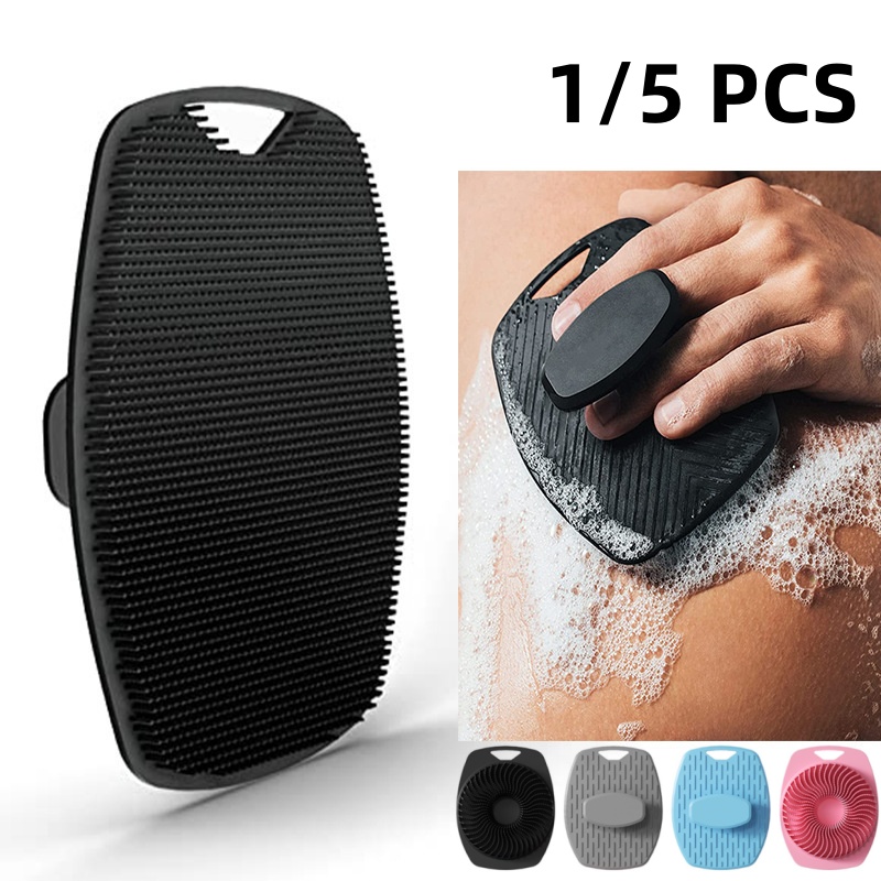 1/5pc Soft Silicone Exfoliatin - Exfoliating Scrub Mens ulasan dan harga