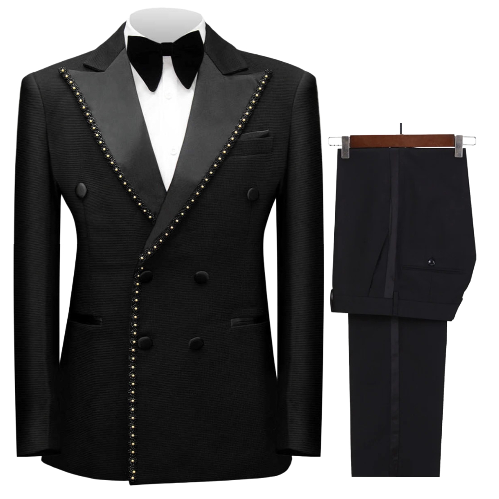 Double Breasted Beaded Formal  - Men'S Grooming Kits ulasan dan harga