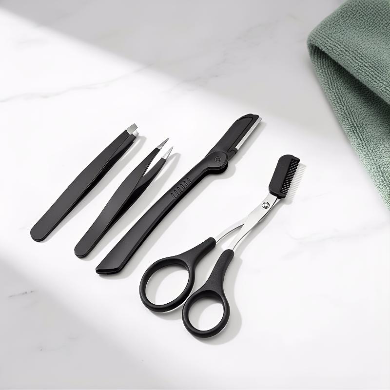 3pcs Stainless Steel Eyebrow K - Men'S Grooming Eyebrow Shape ulasan dan harga