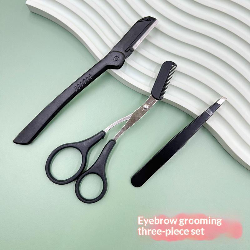 *Professional 3pcs Stainless S - Men'S Grooming Eyebrow Shape ulasan dan harga