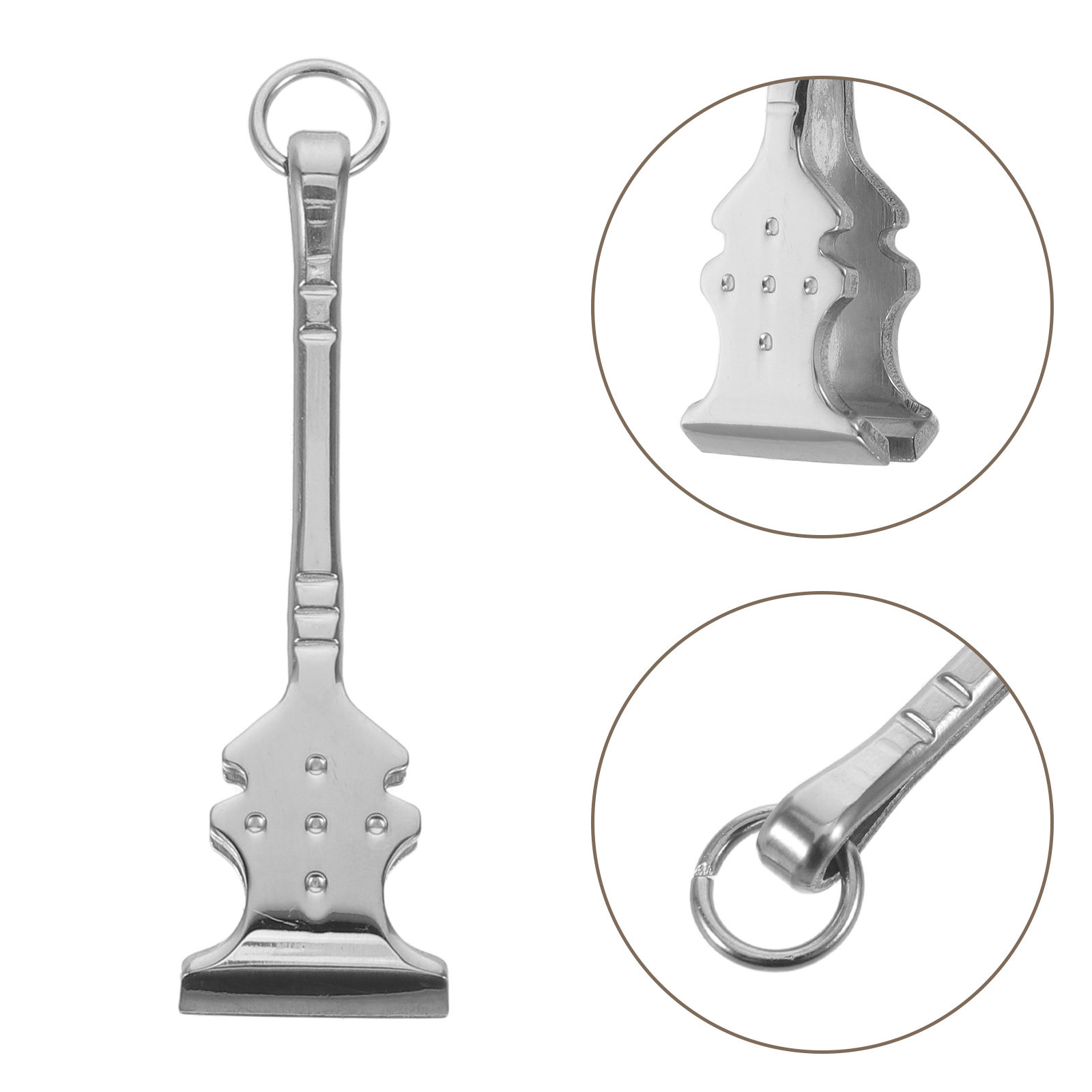 Guitar Shaped Stainless Steel  - Men'S Grooming Eyebrow Shape ulasan dan harga