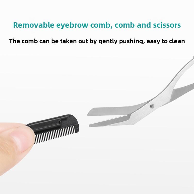 Eyebrow Trimmer Stainless Stee - Men'S Grooming Eyebrow Shape ulasan dan harga