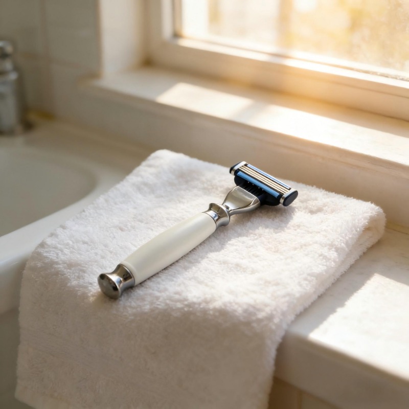 White Manual Shaving Razor for - Men'S Grooming Experience ulasan dan harga