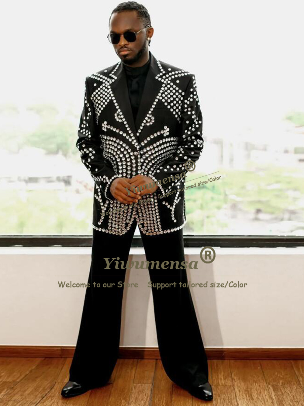 Heavy Beaded Stones Suits Men  - Men'S Grooming Kits ulasan dan harga